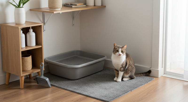 Como Montar o Cantinho Higiênico Ideal para o Seu Gato: Guia Completo (2025)