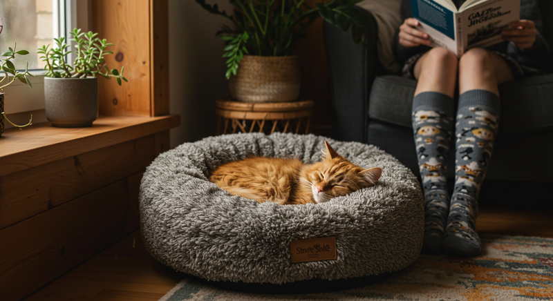 Gatos e o Frio: Por Que uma Caminha Aconchegante é Essencial no Inverno