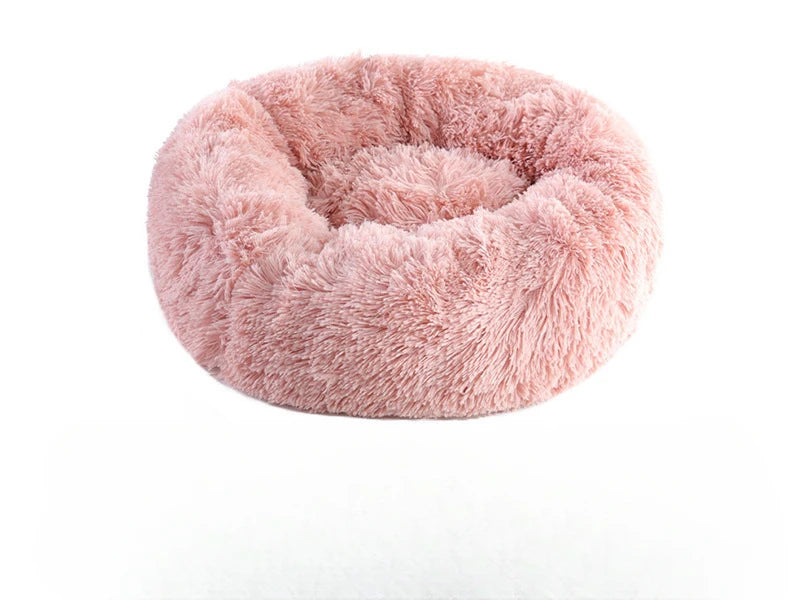 Caminha tipo donut rosa para gatos