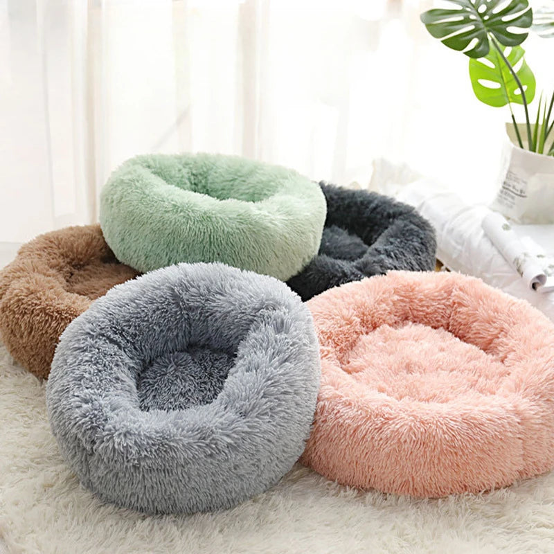 Caminhas Donut de Pelúcia para Gatos