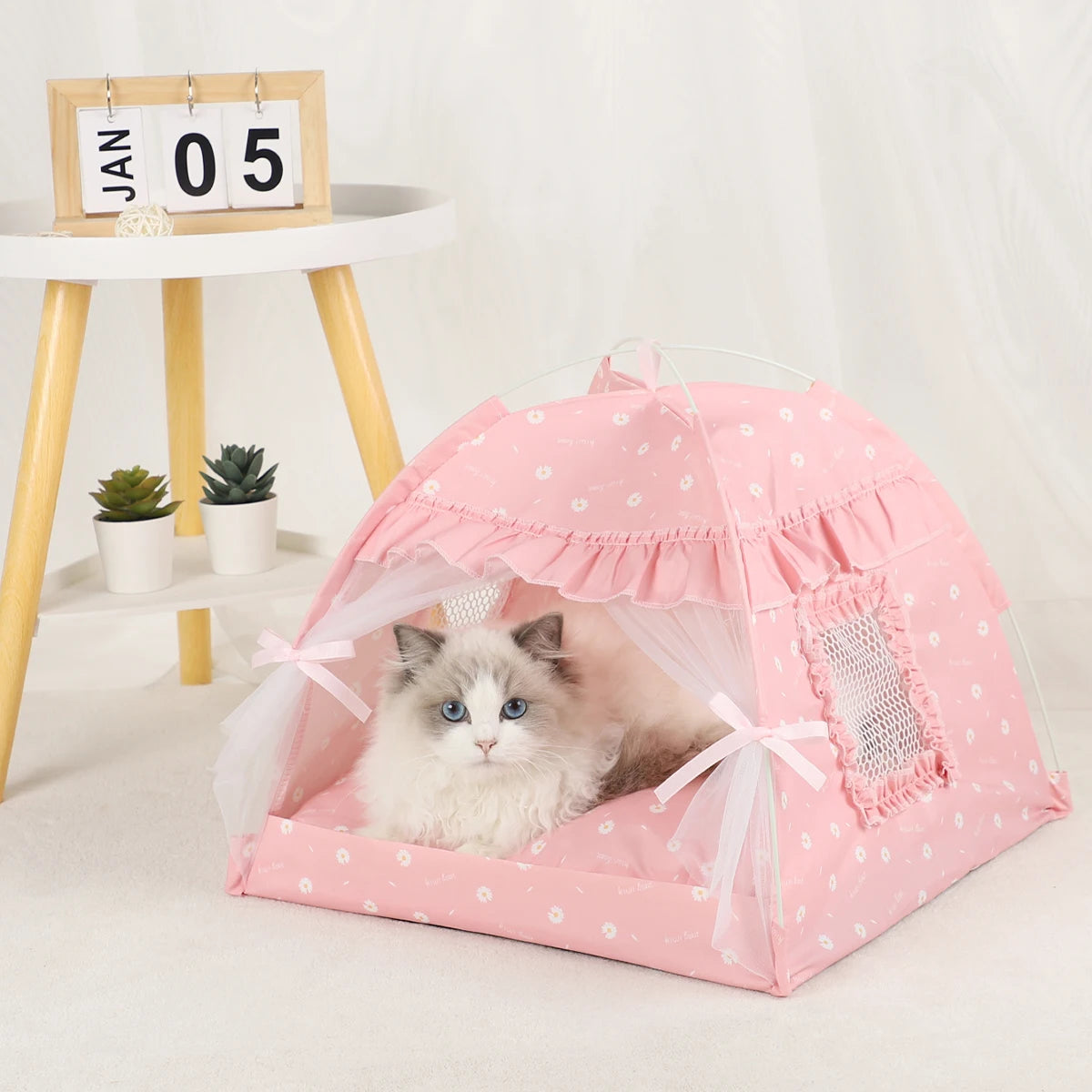 Tenda para Gatos Rosa