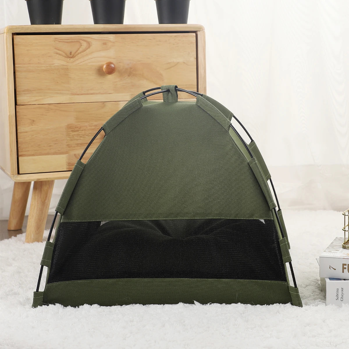 Tenda para Gatos vista por trás