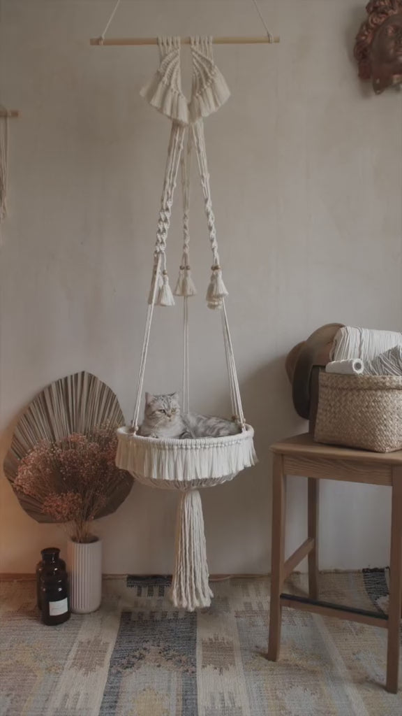 cama suspensa para gatos