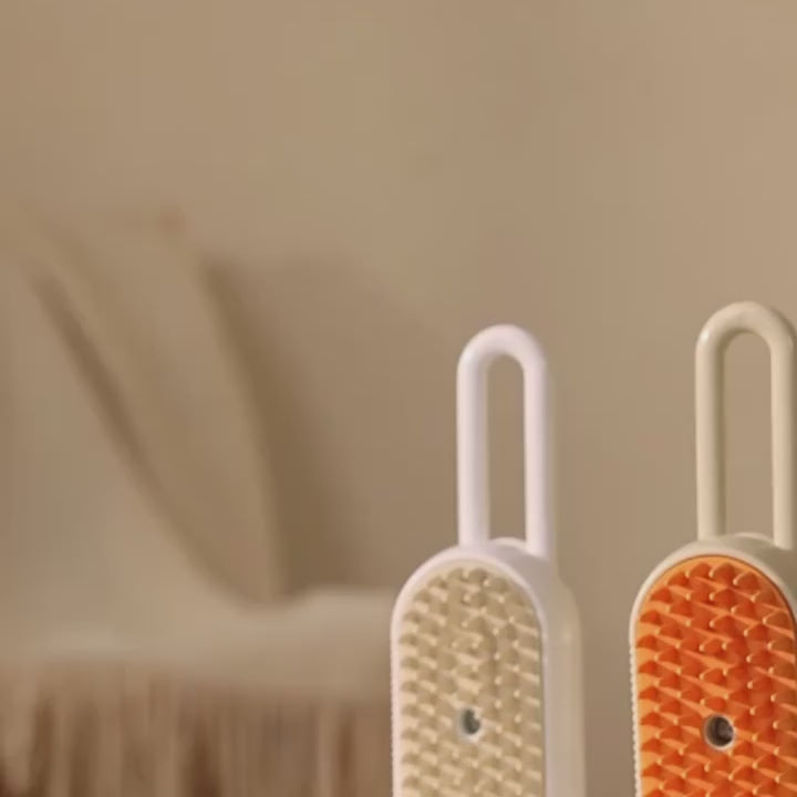 Escova a vapor 3 em 1 para gatos